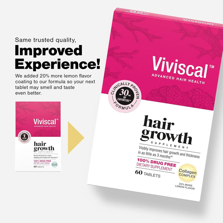 VIVISCAL PRO HAIR GROWTH SUPPLEMENT 60CT