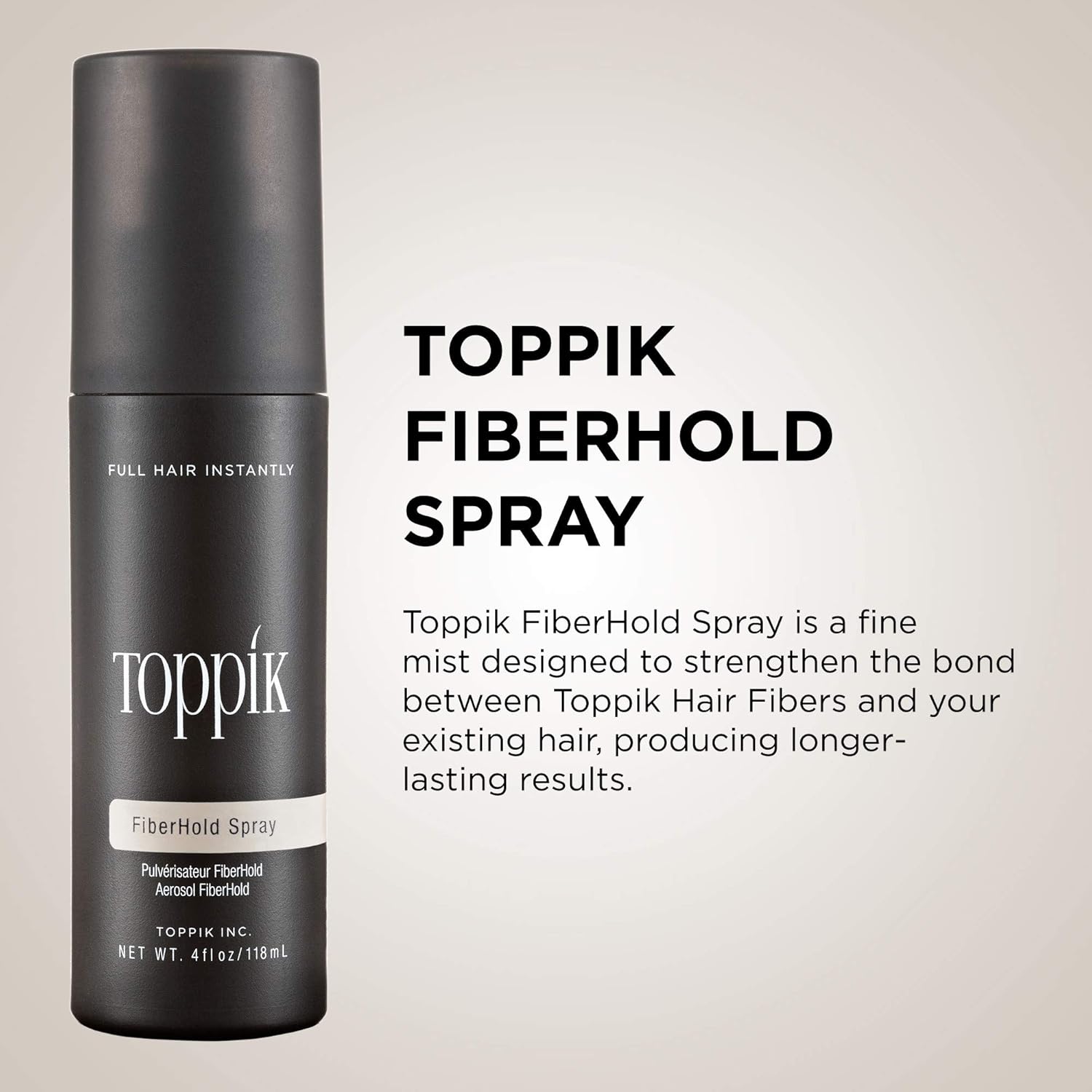TOPPIK FIBERHOLD HAIRSPRAY 4oz