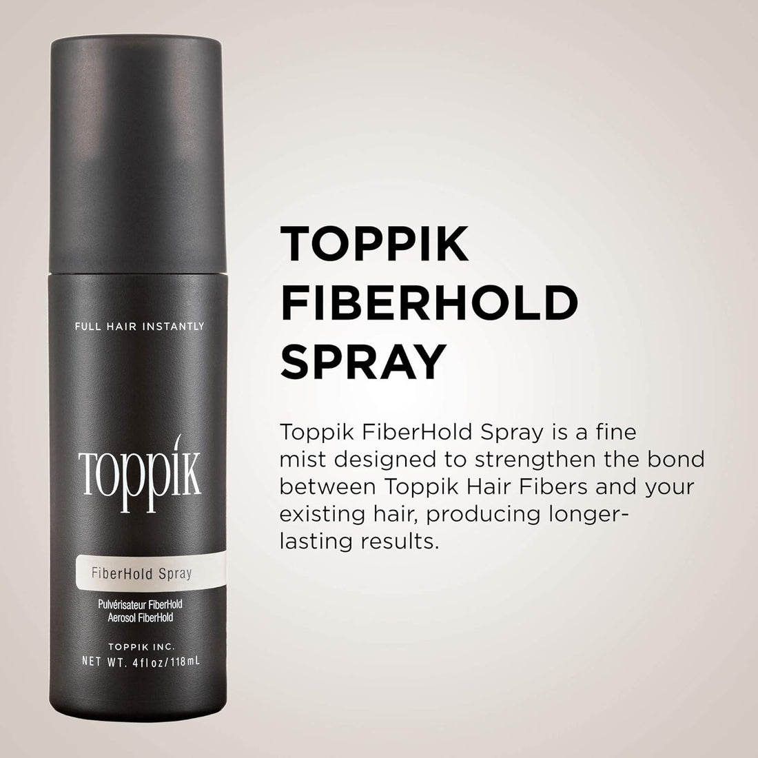 TOPPIK FIBERHOLD HAIRSPRAY 4oz