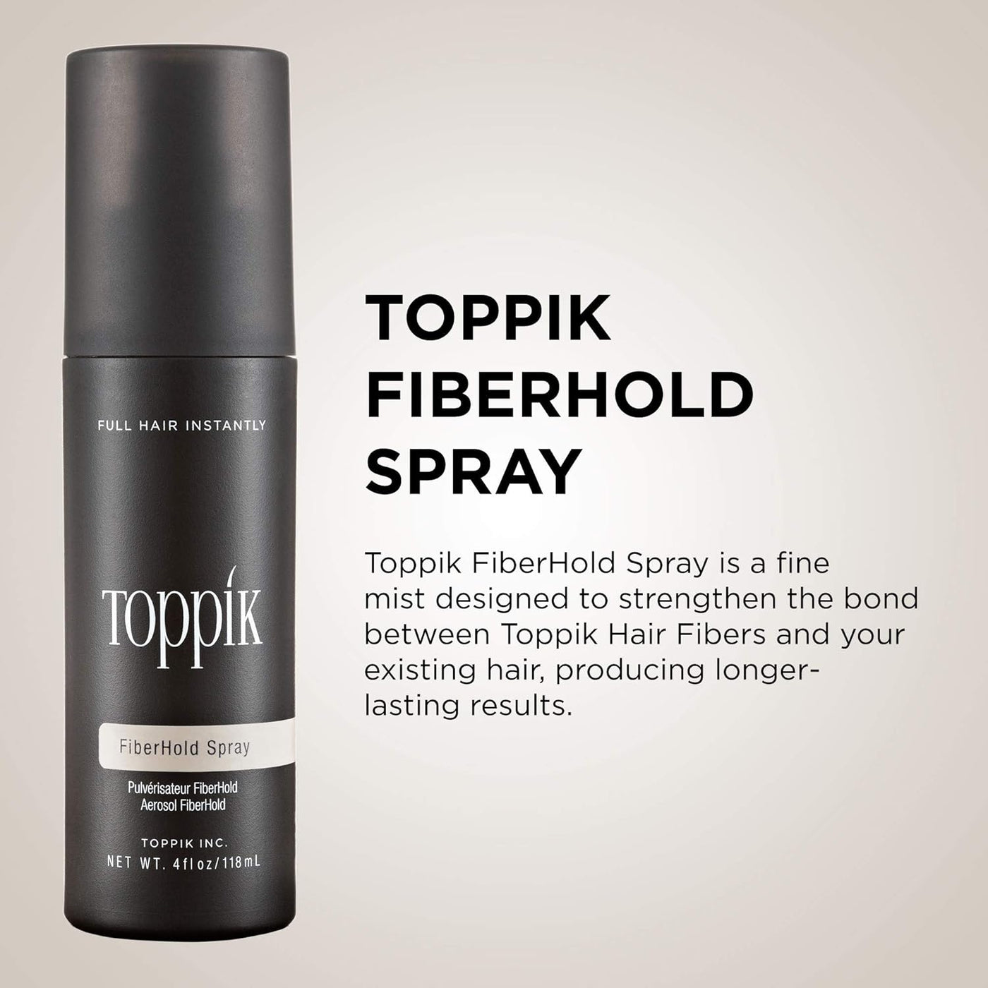 TOPPIK FIBERHOLD HAIRSPRAY 4oz