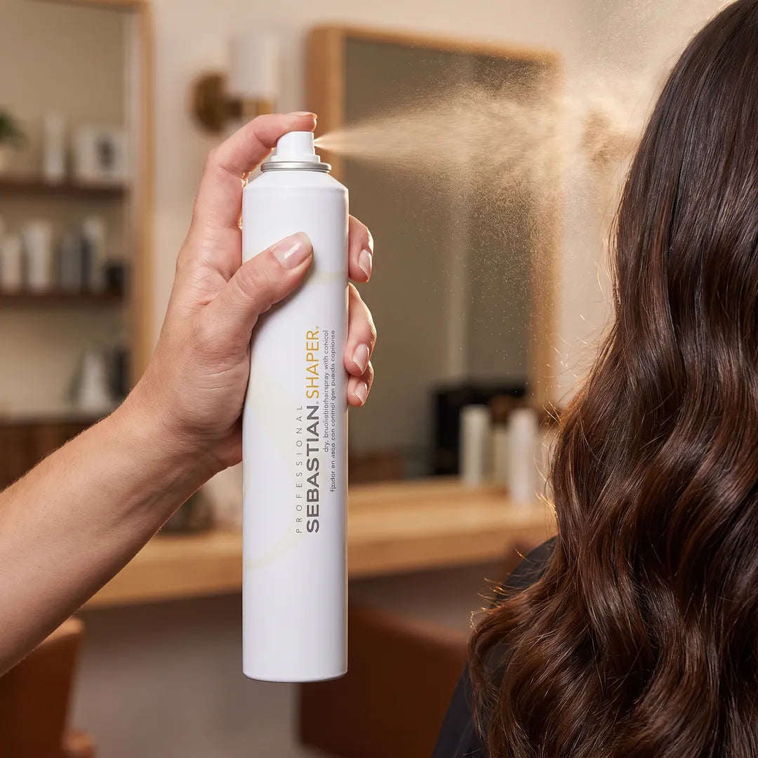 Shaper Hairspray In Use