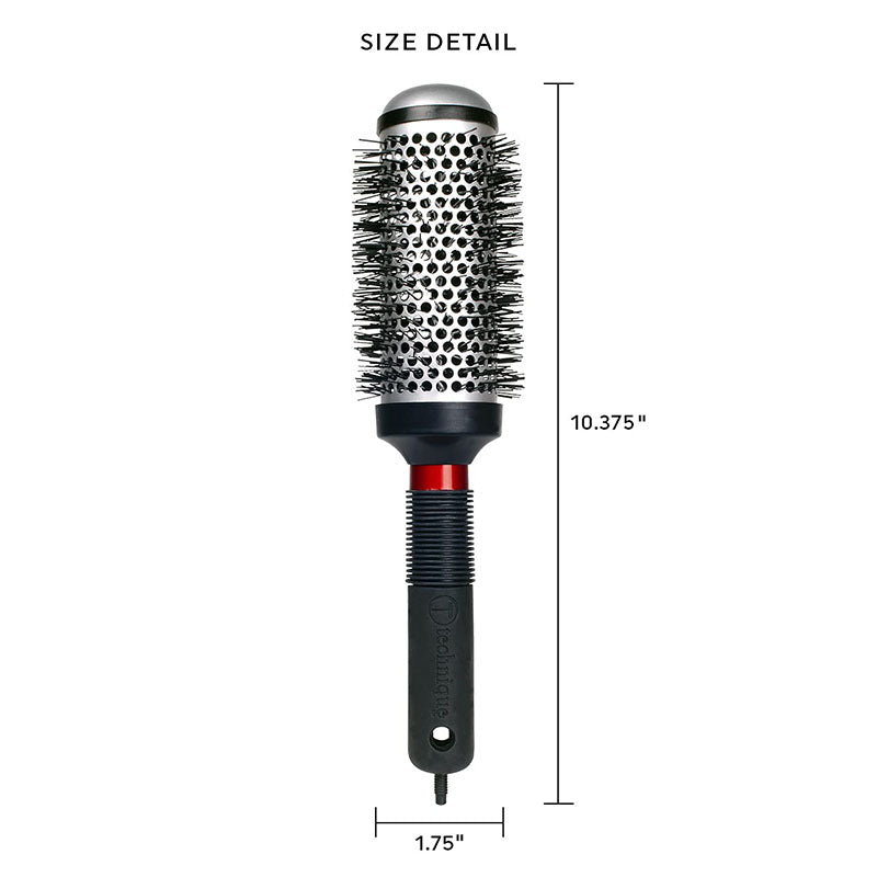 Cricket Thermal Hair Brush #370 1.75” for Blow-Drying, Curling, and Styling – Heat-Retaining Barrel