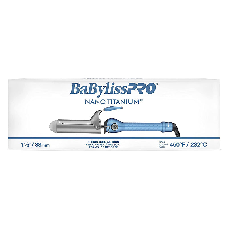 Babyliss Nano Titanium Spring Curling Iron 1 Inch 1 25mm