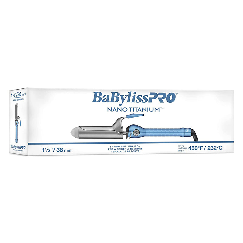 Babyliss Nano Titanium Spring Curling Iron 1 Inch 1 25mm